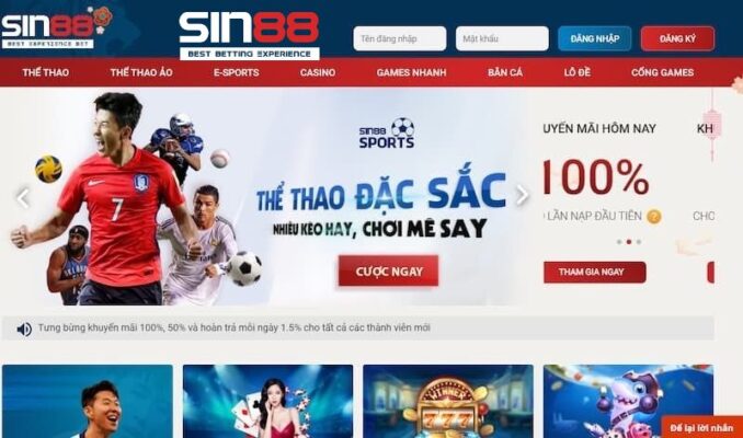 Sin88 - Game bài cát tê đổi thưởng hay